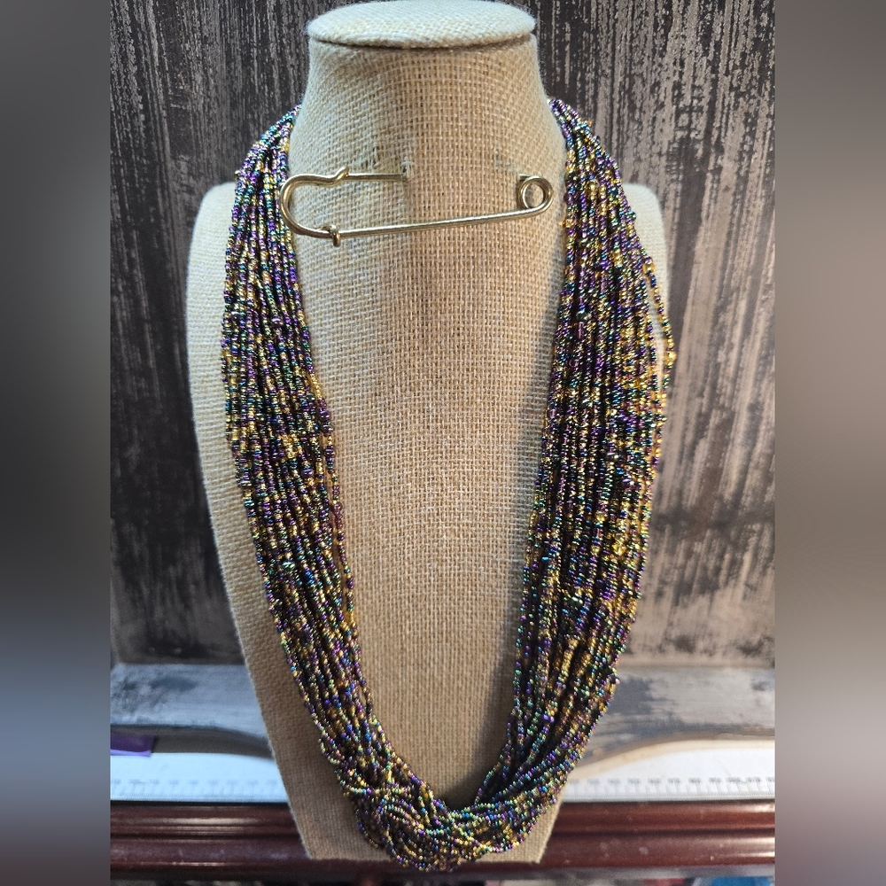 Joan Rivers Multistrand Glass Bead Necklace